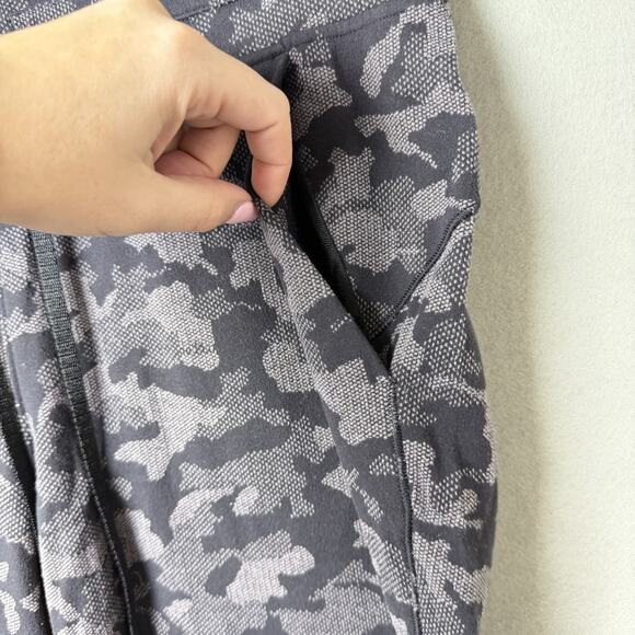 Lululemon Ready To Rulu Jaquard Camo Lunar Black/Grey Cropped Jogger Womens 10 - Picture 4 of 9